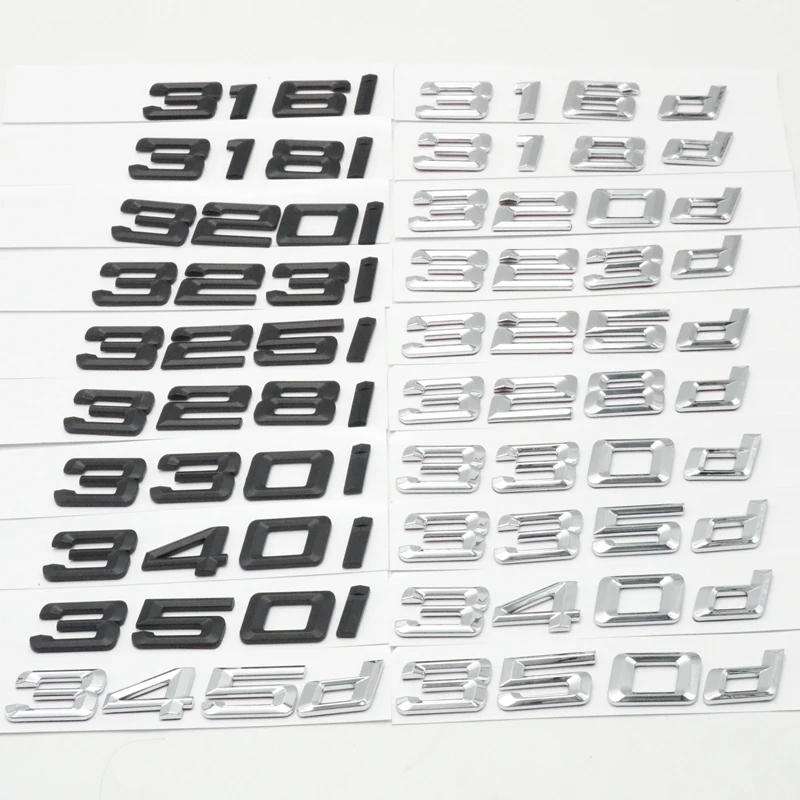 

Trunk Rear Emblem Logo Sticker For BMW 3-Series E30 E36 E46 E90 F30 318i 323i 320i 325i 328i 335i 330i 320d 330d 335d 325d 350d