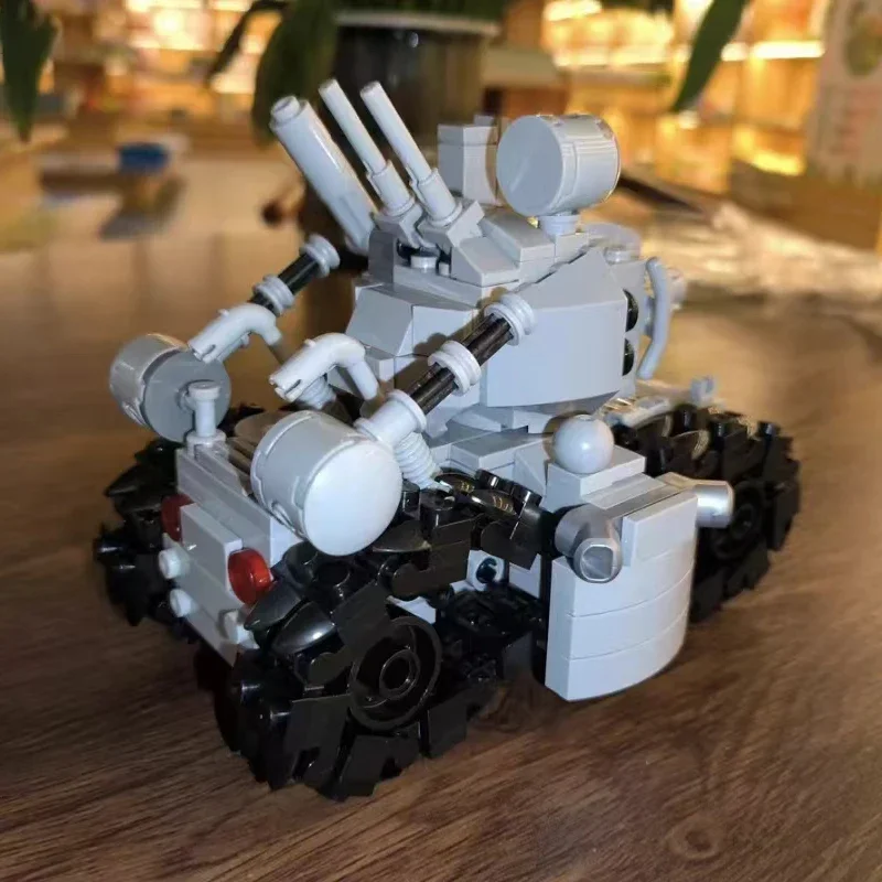 Фигурка MOC металлический слизной танк SUPER 24110 супермобиль 001 собранная модель