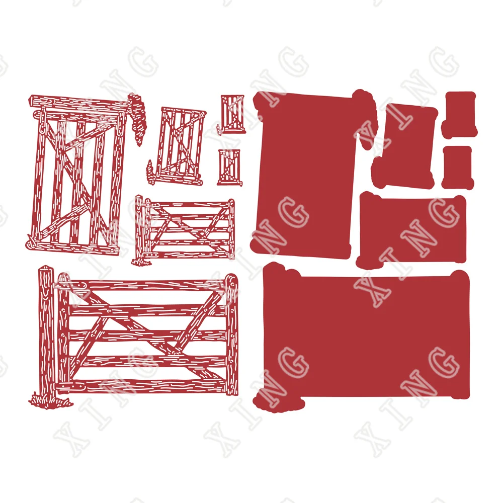 

2022 Unknown Fence New Metal Cutting Dies Diy Craft Paper Greeting Card Scrapbooking Album Diary Decoration Embosing Templates