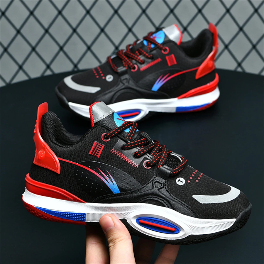 

Kids' Basketball Shoes Boys Sneakers Trend Sports Shoes Children's Anti-skid Wear-Aesistant Mesh breathable Running Shoes