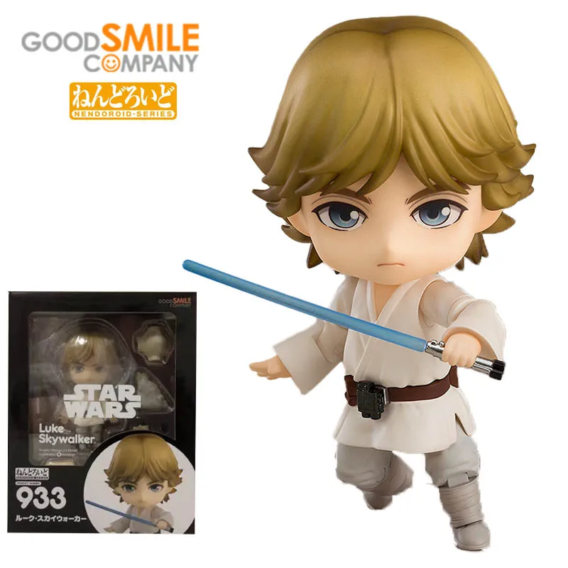 

Оригинальная экшн-фигурка COB GoodSmile NENDOROID 933, Люк Скайуокер, Звездные войны: Эпизод IV-новая надпись, ПВХ, аниме модель, игрушки в подарок