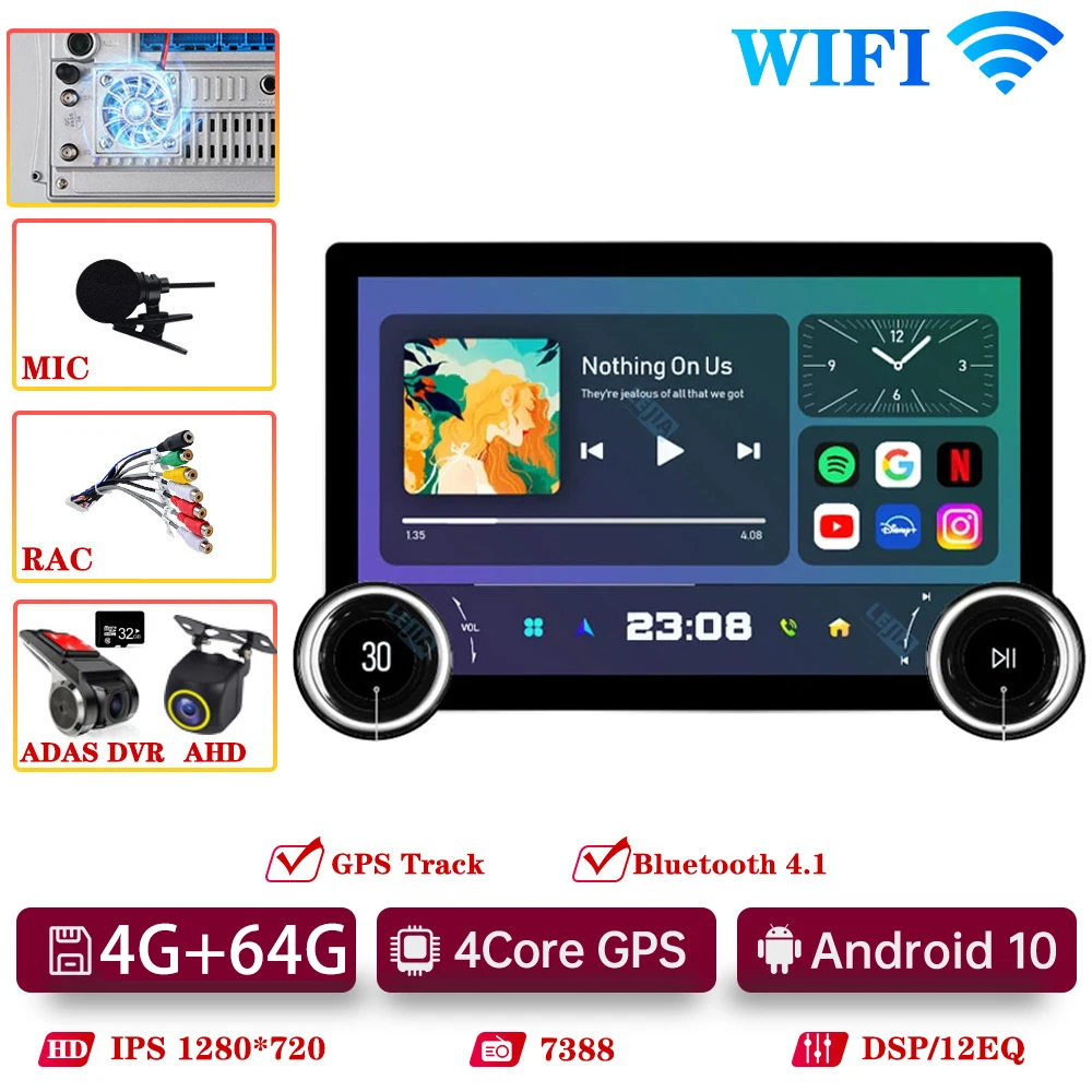 

2 Din Android 13 Автомобильное радио, авторадио, универсальная GPS-навигация, автомобильный аудио-мультимедийный плеер для kia Ford Toyota VW LEXUS Nissan——