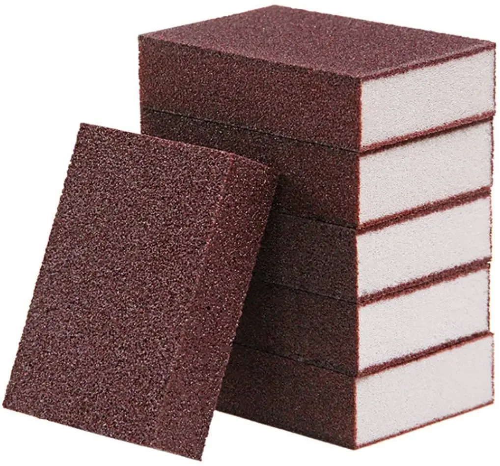 

6pcs Nano Carborundum Sponge, Emery Sponges Pot Clean with Carborundum for Quickly Cleans Dirt