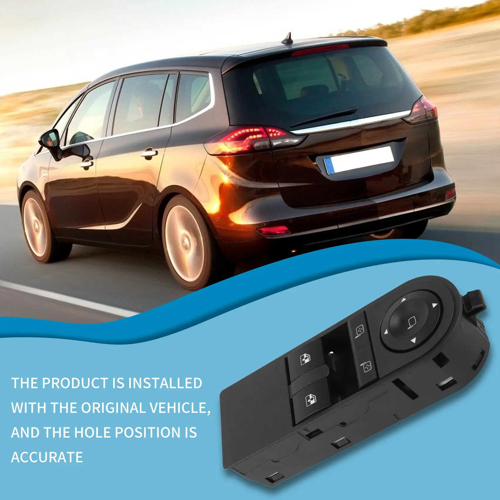 13228879 Электрический оконный переключатель для входной двери Vauxhall Astra H &amp Zafira B