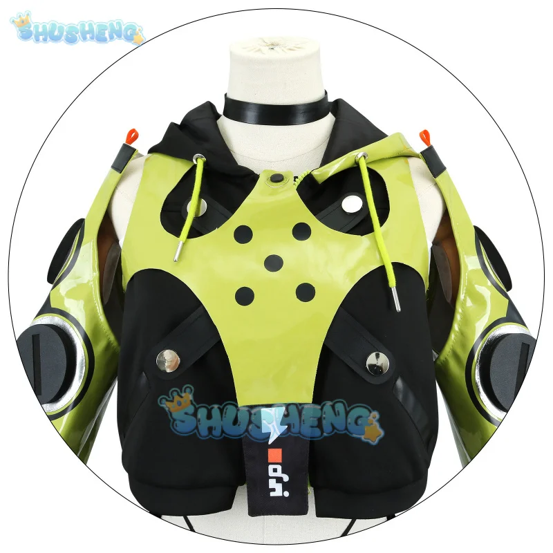 Zenless Zone Zero Anby Demara косплей костюм парик игровая Униформа наушники реквизит чулки