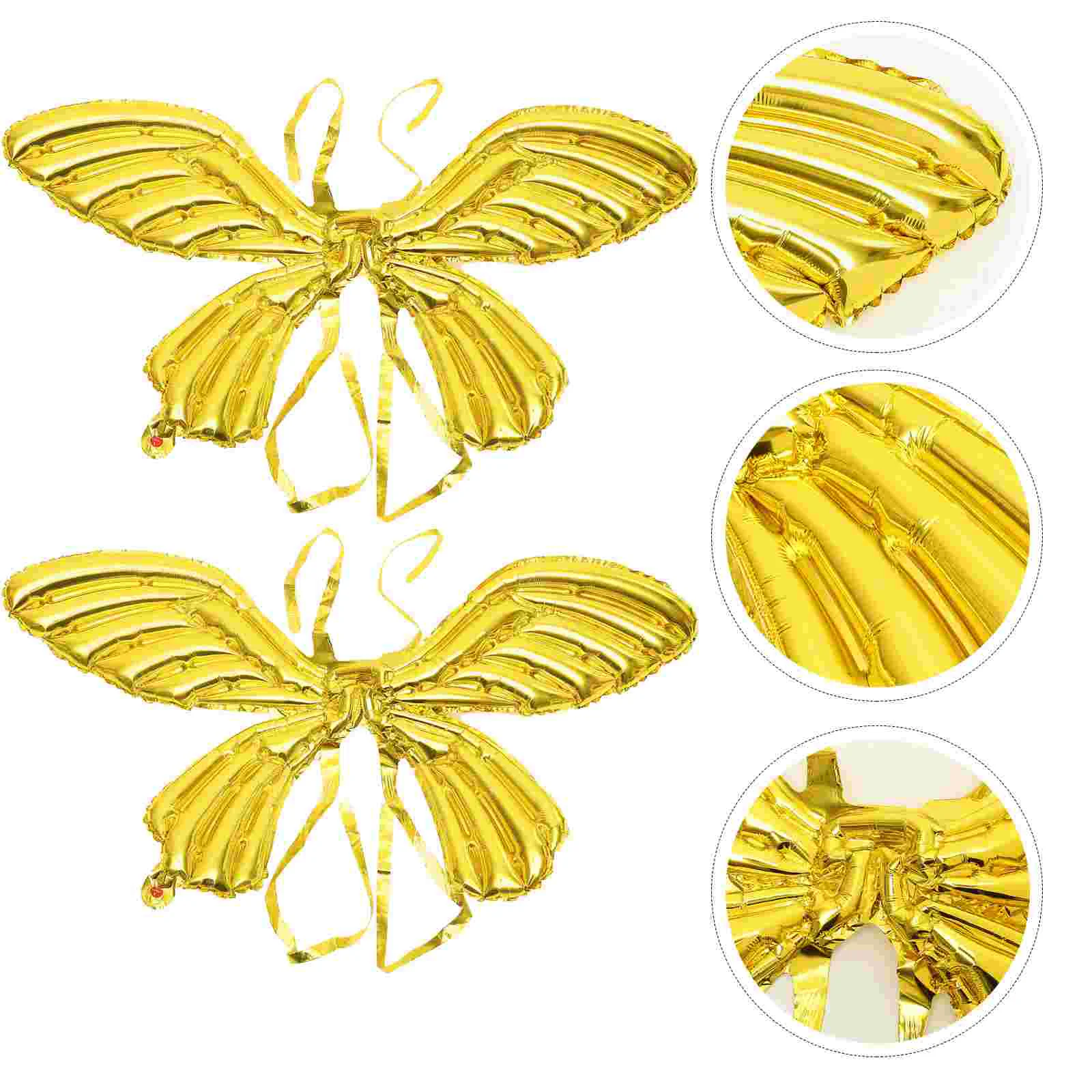 

2pcs Butterfly Angel Wings Balloons Fairy Wings Balloons Fairy Dress Up Props