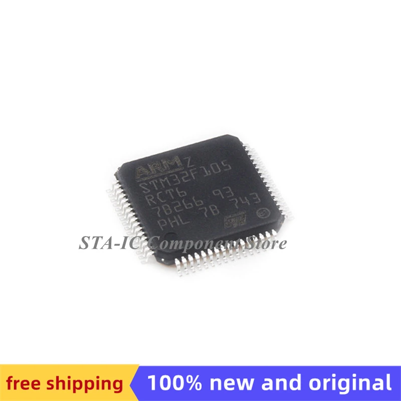 

STM32F105RCT6 LQFP-64 новая оригинальная бесплатная доставка