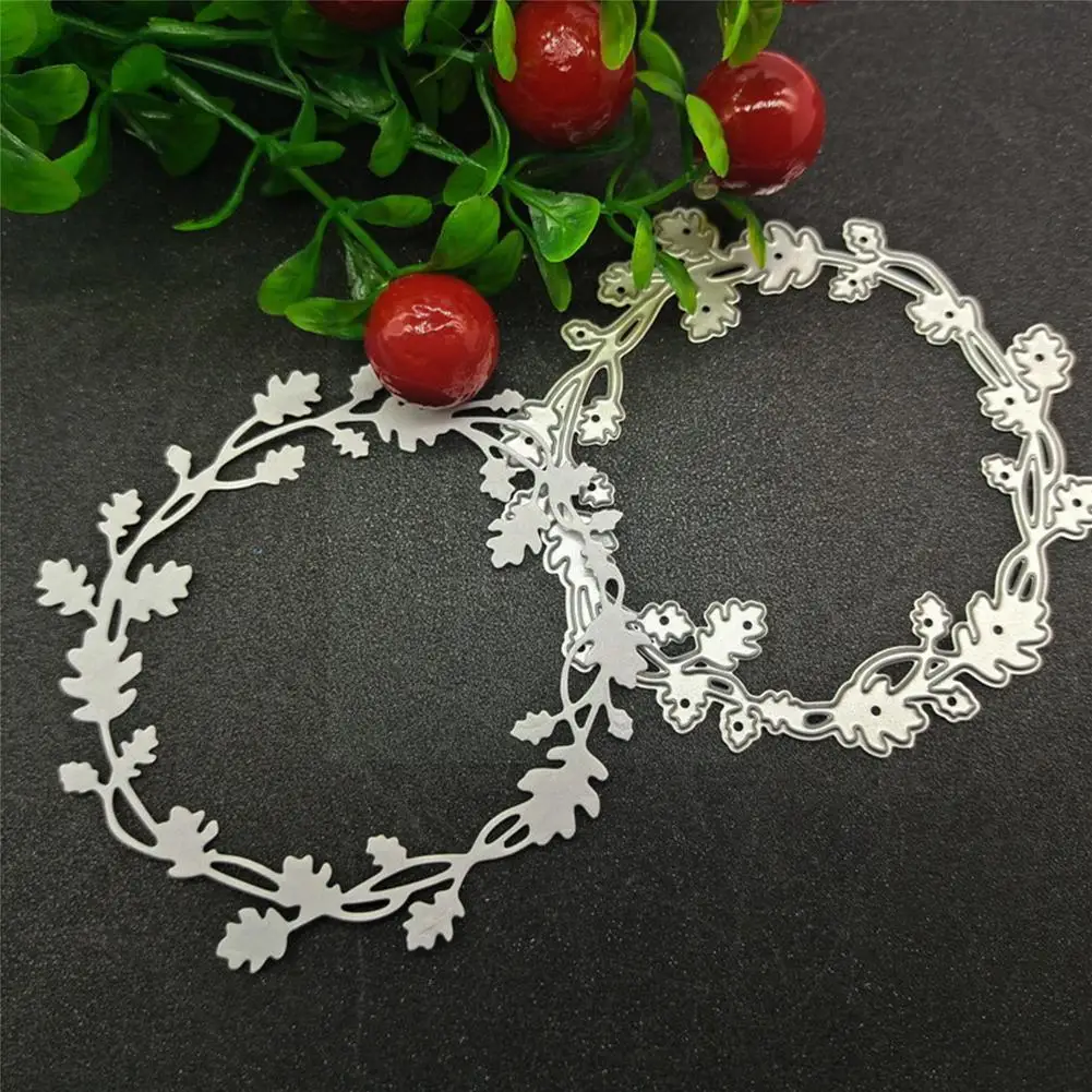 

Cute Garland Metal Cutting Die Tree Flower Rattan Diy Maker Tools Scrapbook Crafts Craft Blade Template Mold Punching Embos S7h9