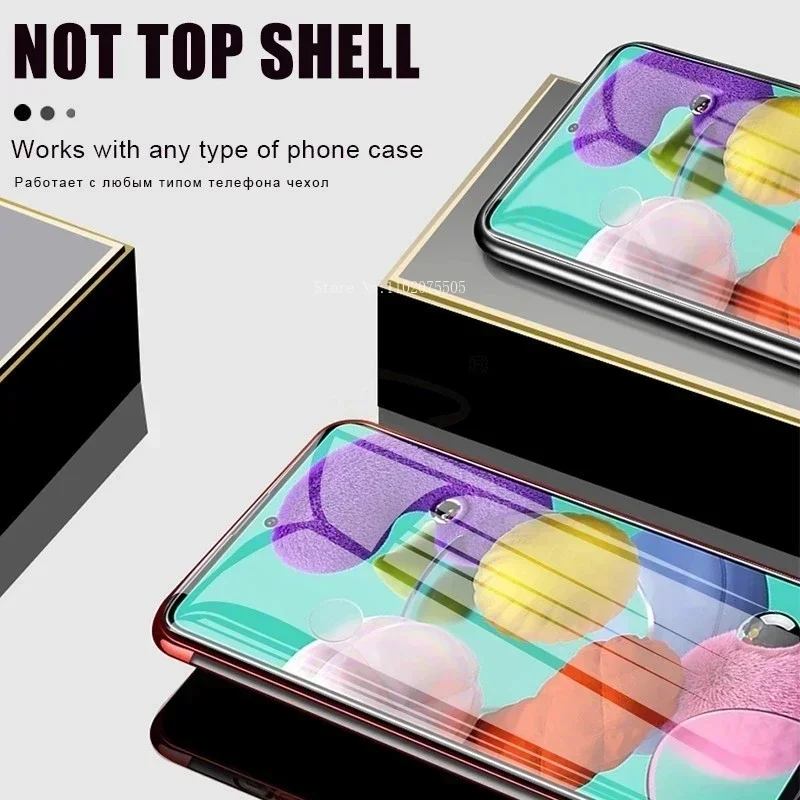 Гидрогелевая пленка 4 шт. для Samsung Galaxy A51 A52 A71 A72 A50 A70 A22 A32 A21S A53 Защитная экрана S10E M12