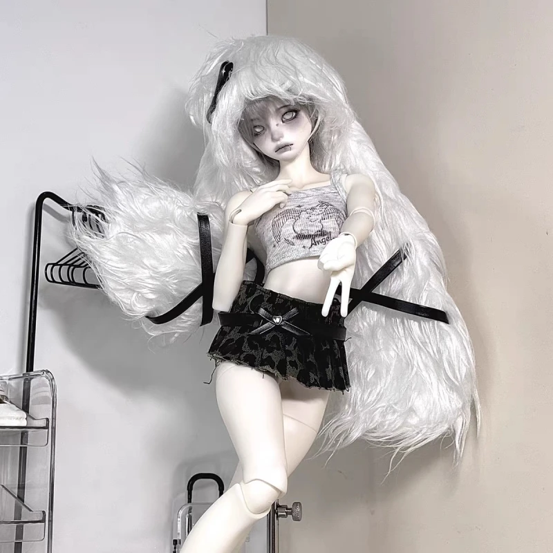 Фото Модная милая плюшевая шапка с кроликом для 1/3 1/4 1/6 BJD куклы DIY игрушки для девочек наряд подарок аксессуары для кукол №2