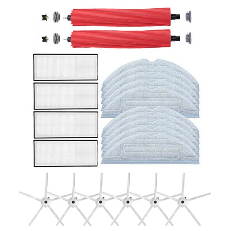 

1 Set Side Brush Hepa Filter For Xiaomi Roborock S7 T7S T7S PLUS