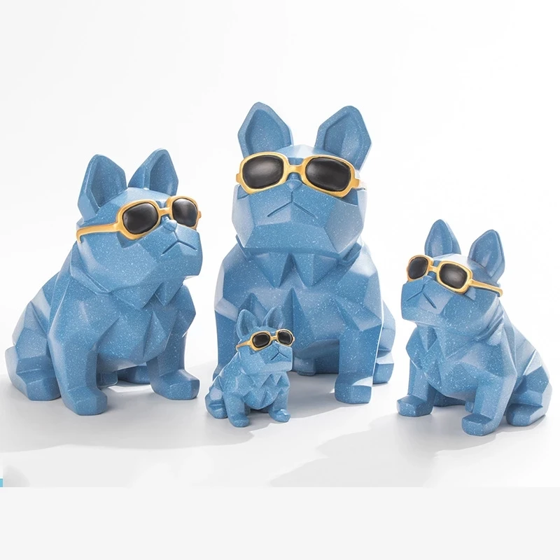 

Украшение стола, копилка, крутая статуя бульдога, копилка для монет, Декор для дома и гостиной комнаты, настольное украшение, миниатюрная фи...