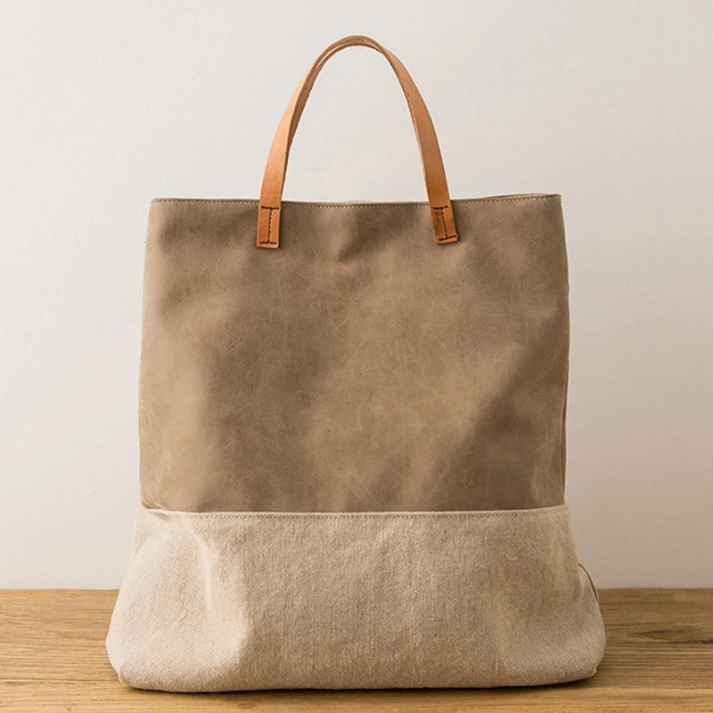 

Patchwork Cotton Tote Bag 2021 Casual High Quality Designer Top Handle Bag Diaper Fabric Daily Everyday Zipper Messenger Bag
