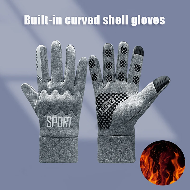 Зимние байкерские перчатки для мужчин и женщин мотоциклетные водонепроницаемые