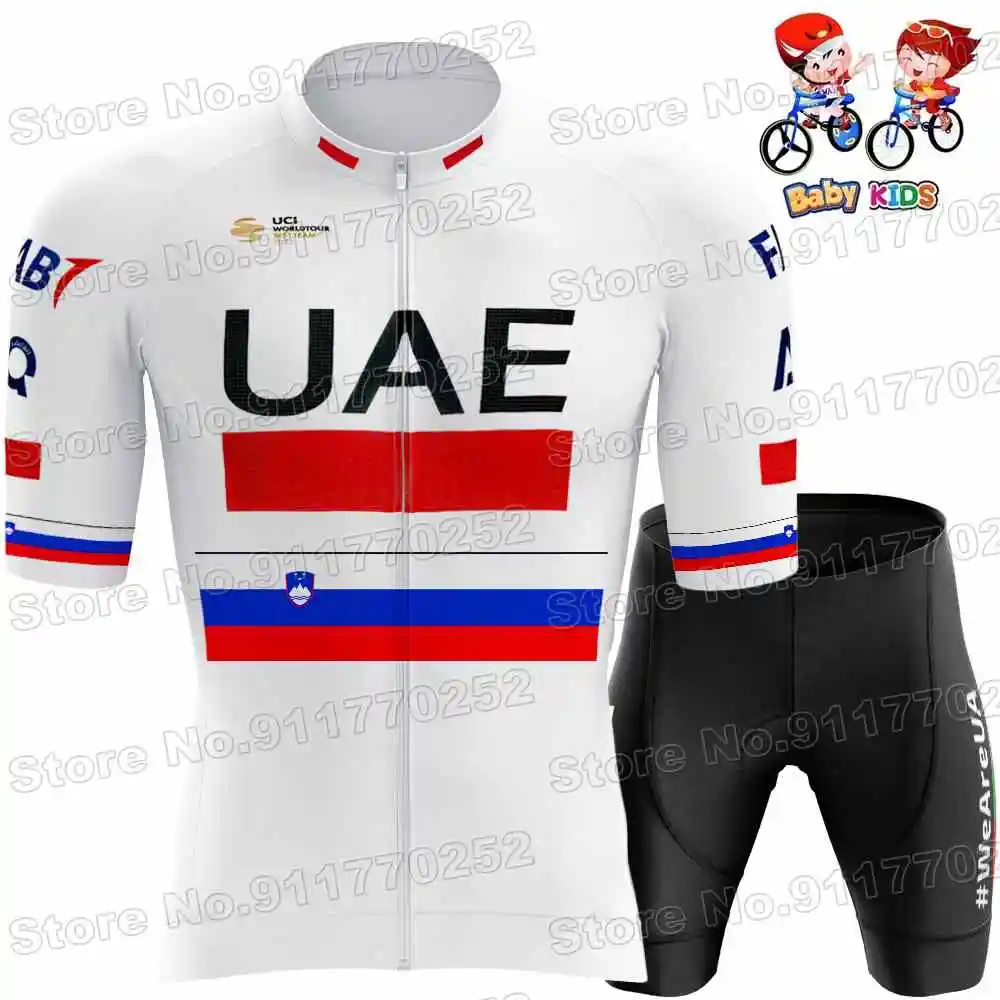 Комплект одежды для мальчиков и девочек из джерси футболки велоспорта