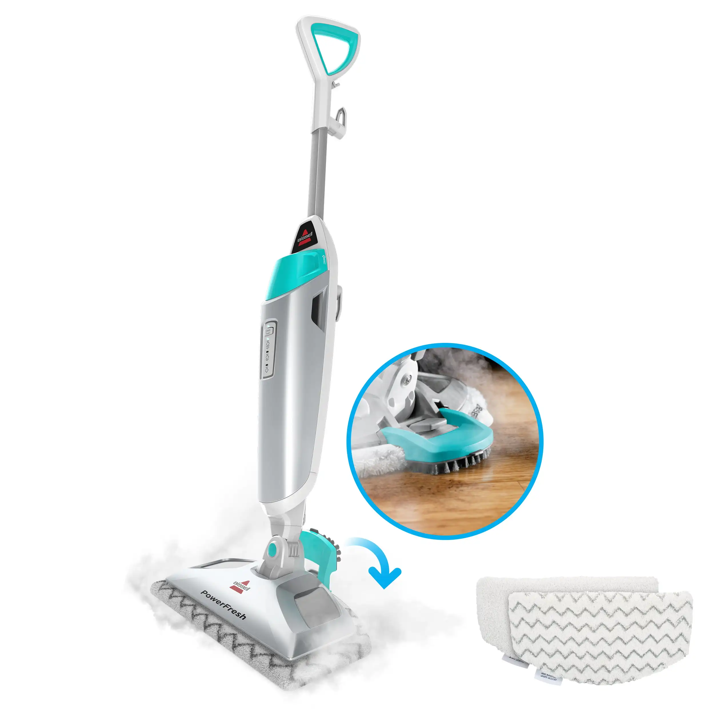 

PowerFresh Scrubbing and Sanitizing Steam Mop 19405