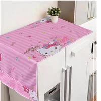 sanrio hello kitty kitchen appliance dust cover refrigerator cover cloth refrigerator dust proof anti fume refrigerator cover