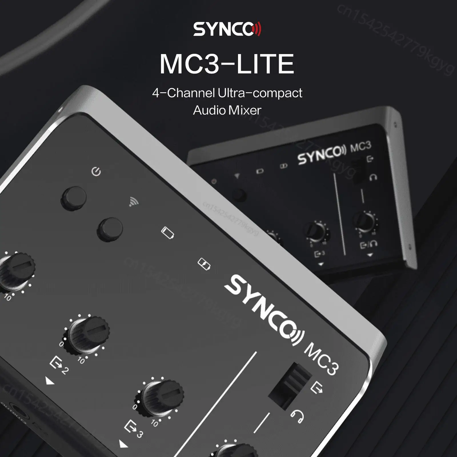 

Synco MC3 Lite 4 channel Ultra Campact Digital Audio Mixer Recordeing Wireless Music Live Streaming Real-time Monitoring