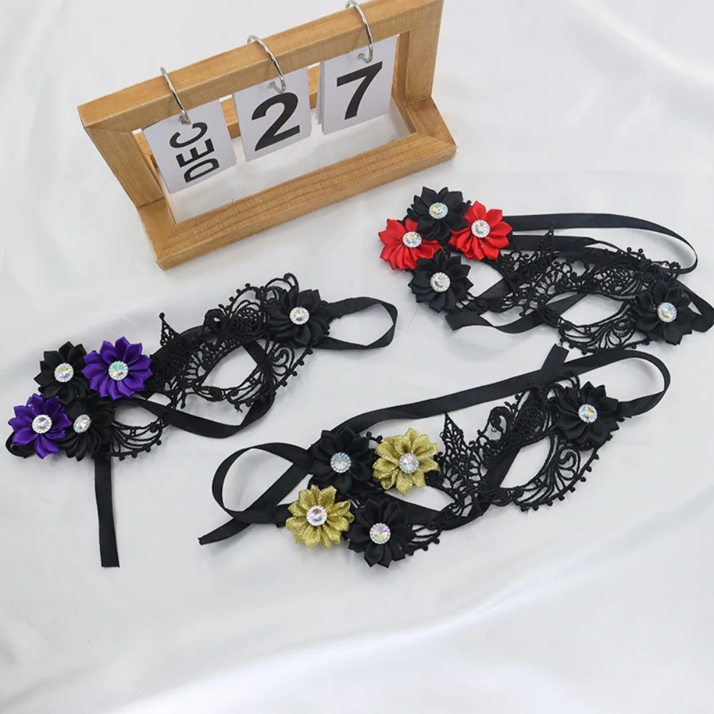 Принцесса со стразами кружевная маскарадная маска полые танцевальные маски с