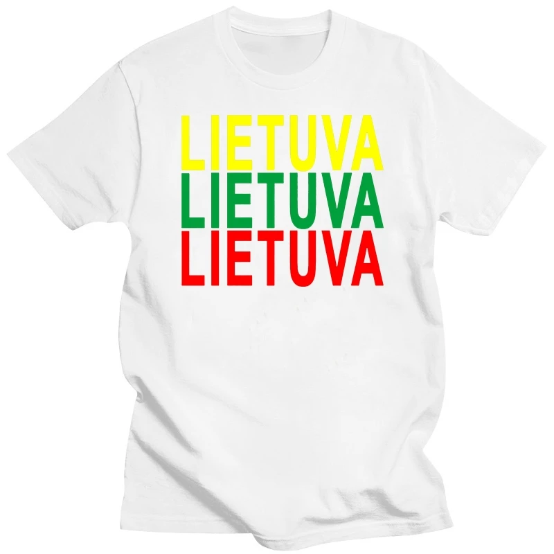 

Men's lithuania t shirt Customize cotton plus size 3xl streetwear Sunlight Comical summer Normal shirt