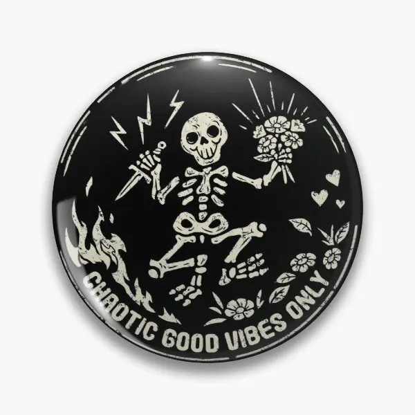 Chaotic Good Vibes Only мягкая булавка для пуговиц лацкана декоративный воротник шляпы