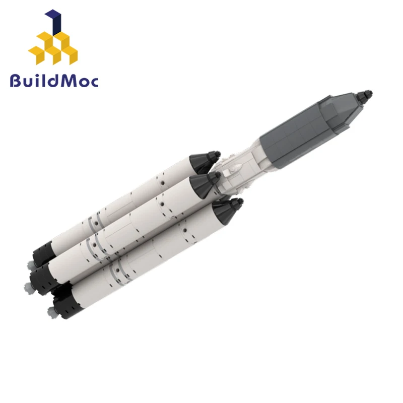 

Space Explore 1:110 Scale Roscosmos Angara A5 Rocket BuildMoc Building Blocks Set Military Vehicle Spacecraft Brick Toy Kid Gift