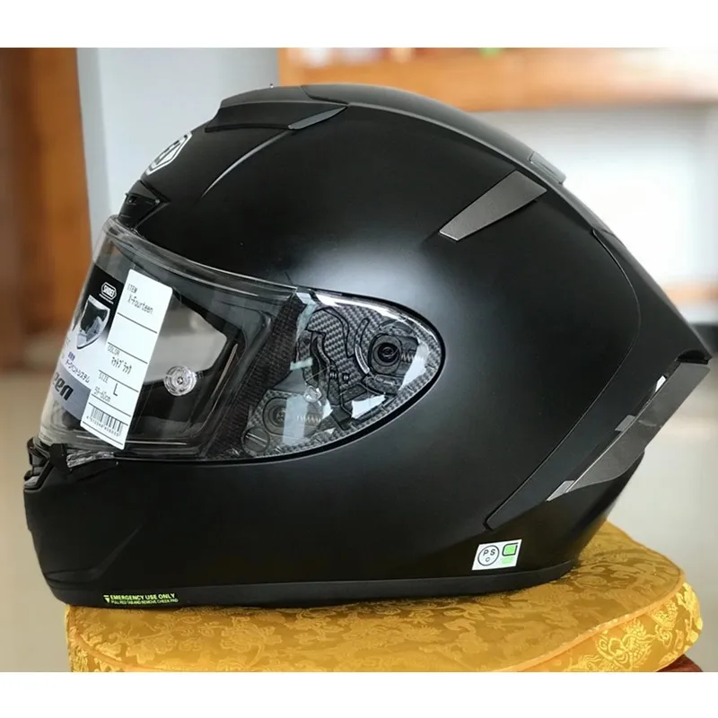 

Шлем на все лицо, мотоциклетный шлем для езды на улицу, X14 X-четырнадцать, X-spirit Iii Cbr, матовый, черный, красный