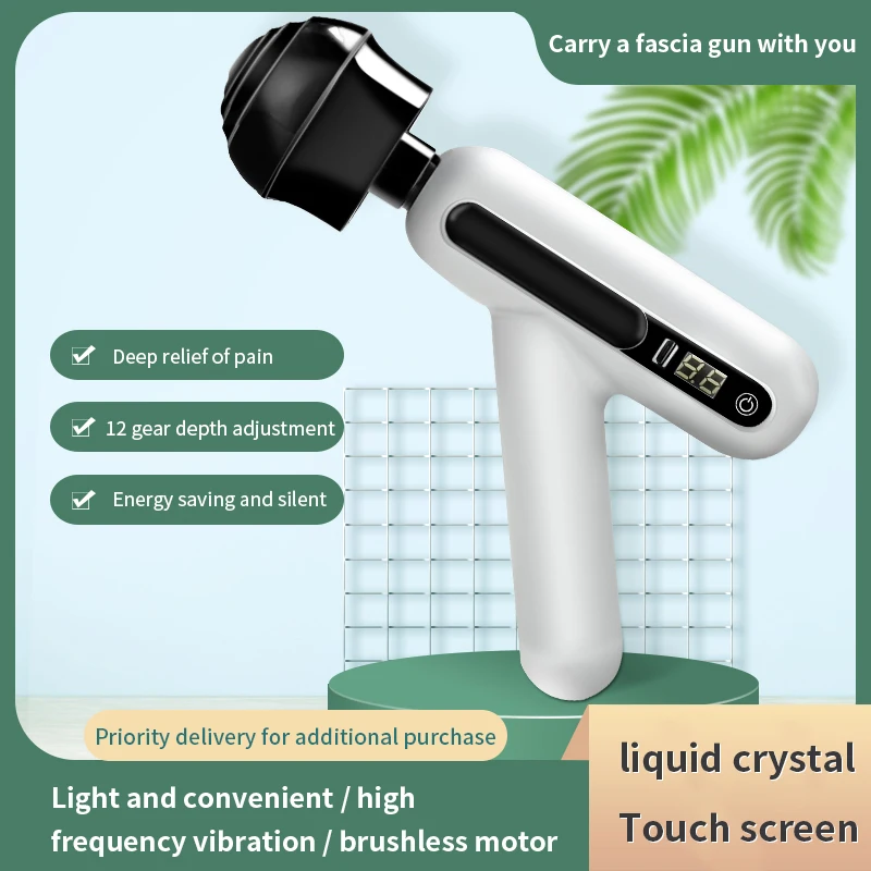 

Портативный Массажный пистолет с USB, Электрический мини-массажер для глубокого расслабления мышц, оснащение для фитнеса, шумоподавление, по...