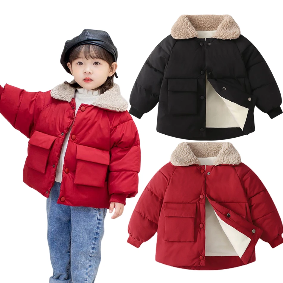 

Теплая зимняя флисовая куртка для девочек и мальчиков, пальто, утепленный костюм, детская верхняя одежда, зимний костюм, одежда для мужчин