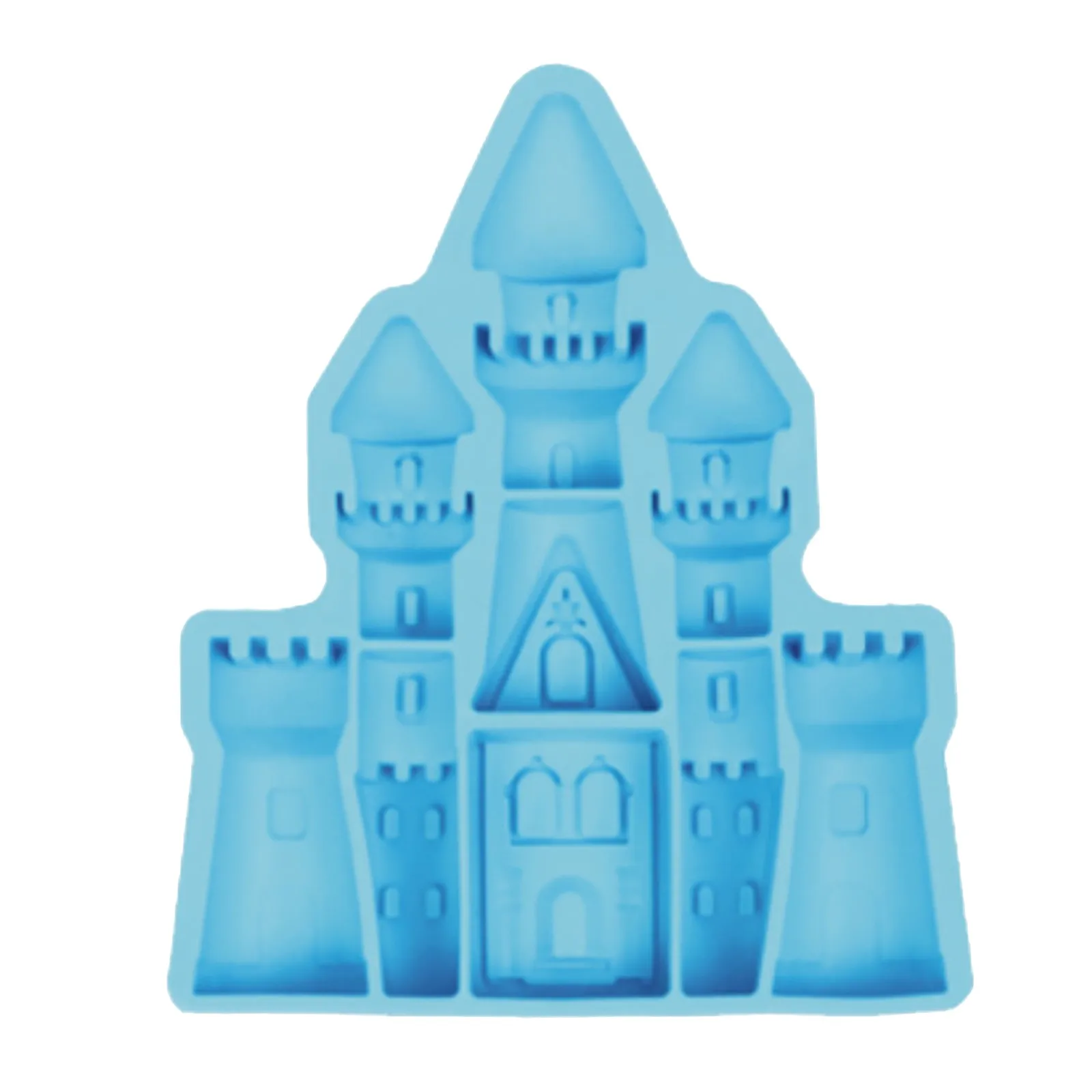 

castle shape Ice Cube Tray Silicone Mold Candy Mould Chocolate Molds For Kids Party and Baking ice cake maker Mold for kitchen