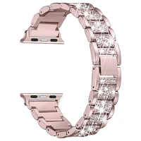 bling metal strap for apple watch band 40mm 38mm 41mm 42mm 44mm 45mm iwatch series 765432se diamond bracelet wristband