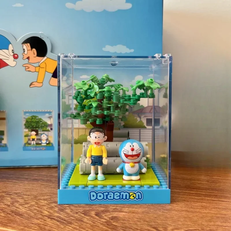 Микро-строительные блоки Doraemon Nobita маленькие частицы детские игрушки обучающая