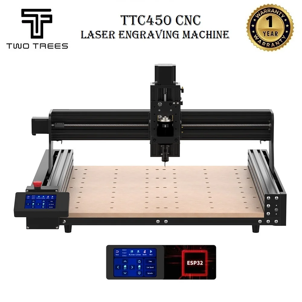 

TTC450 CNC Laser Engraver CNC Router Wood Milling Cutting Machine For Acrylic PCB PVC Metal GRBL Laser Engraving Machine