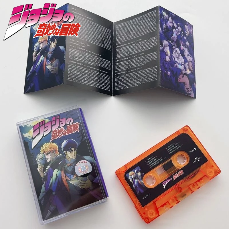 Альбом аниме «Необычные приключения Джоджо», книга с изображением героев мультфильмов Ил венто доро, Детские звуковые треки с коробкой, памятные подарки