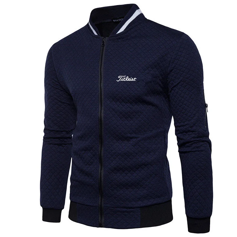 

Nieuwe Heren Jas Winter Rits Jas Sport Herfst Golf Merk Jas Toevallige mannjas Tops