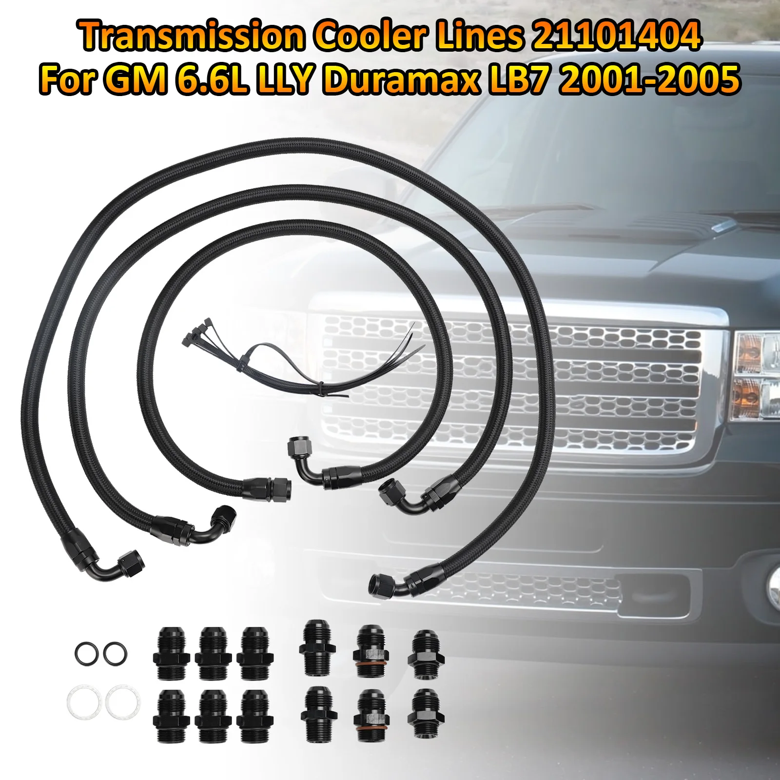 

Линии охлаждения трансмиссии Areyourshop 21101404 для GM 6.6L LLY Duramax LB7 2001 2002 2003 2004 2005