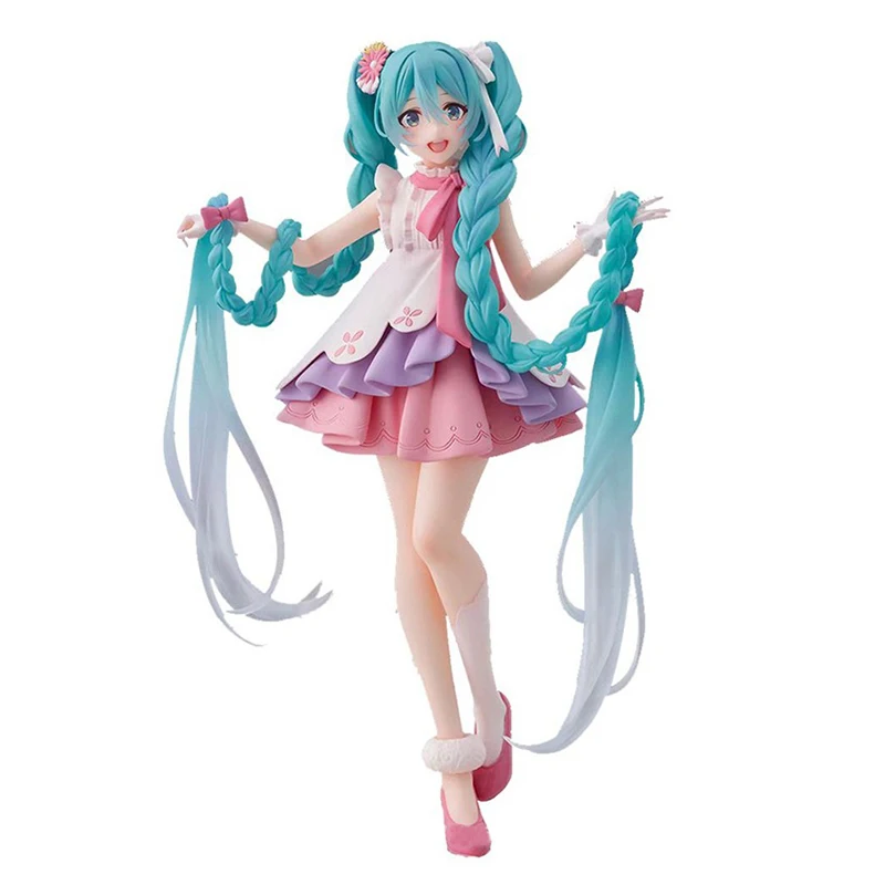 

Anime Hatsune Miku Action Figure Cute Kawaii Virtual Singer Miku Manga Statue Figurines Pvc Collectible Model Toy Doll Kid Gift