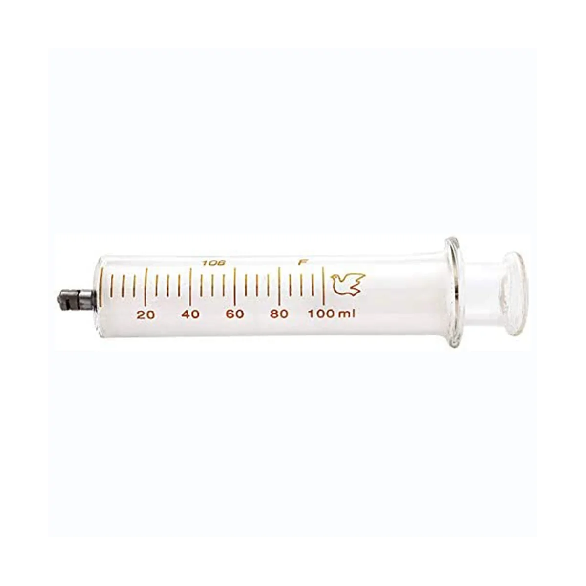 

1 PCS Glass Syringe with Cap 100Cc/Ml for Lab Laboratory