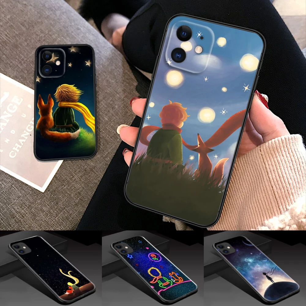 P172 милый мягкий силиконовый чехол Маленький принц и лиса для Samsung S9 Plus S10 S10E S20 Fe Lite