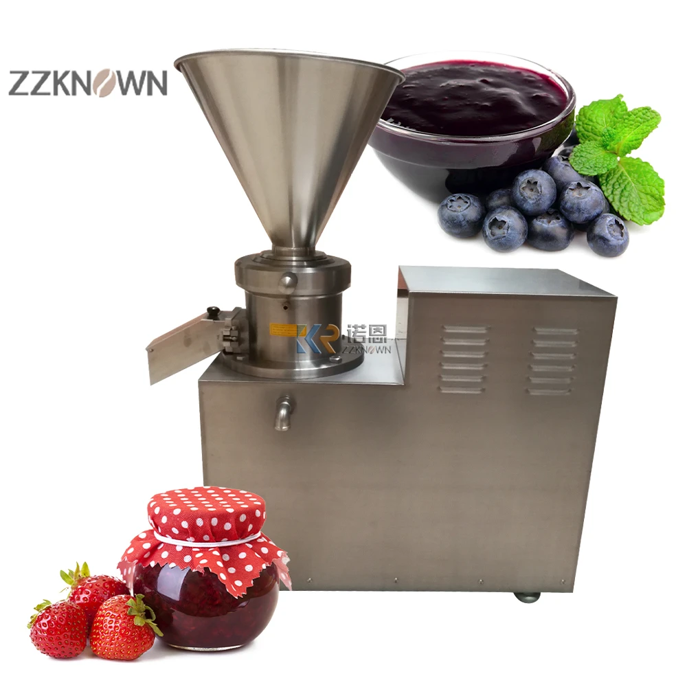 

Stainless Steel Stator and Rotor Colloid Mill Chilli Sauce Machine Peanut Butter Making Machine Grinder Almond Sesame