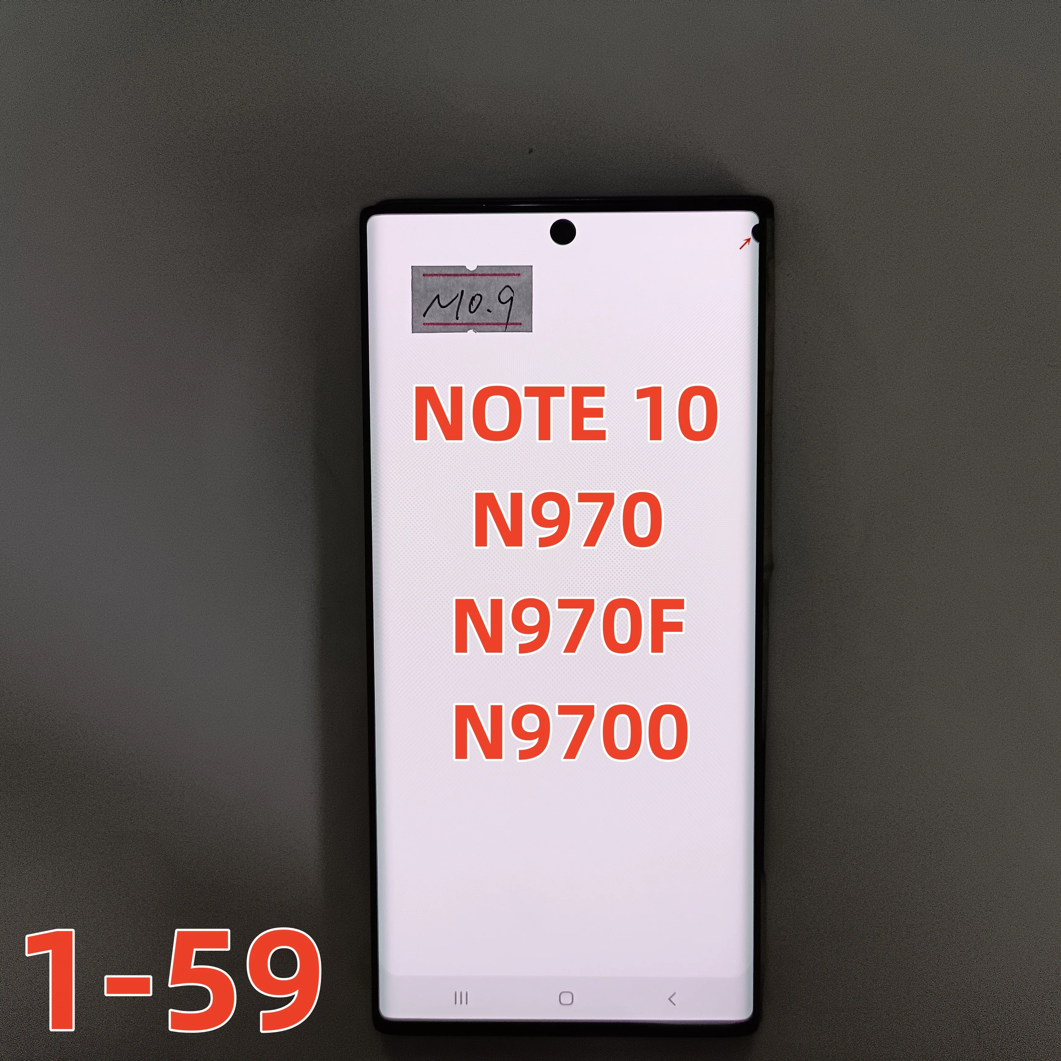 

100% Оригинальный NOTE 10 AMOLED для SAMSUNG Galaxy Note10 N970F N970 N9700 ЖК-дисплей с рамкой сенсорный экран дигитайзер в сборе