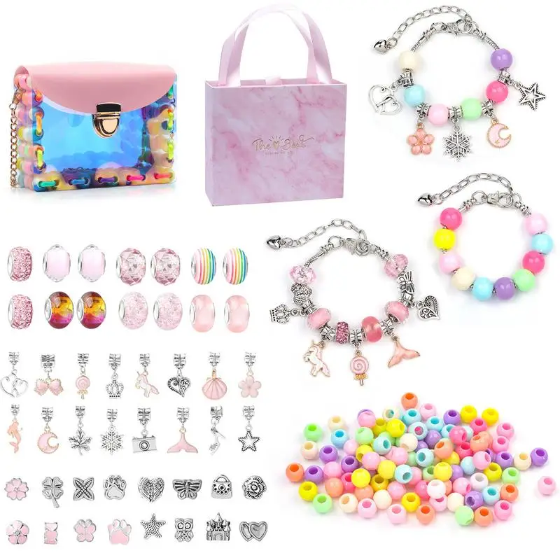 Набор для изготовления браслетов девочек. Детские ювелирные изделия. Повышение