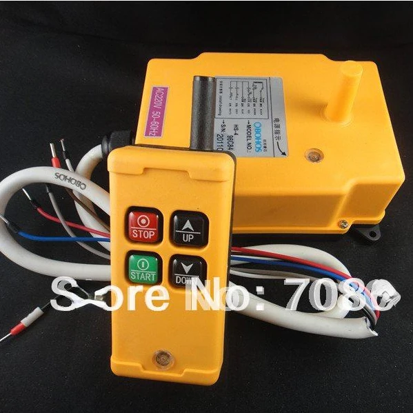 

HS-4 4 Channels Control Hoist Crane Radio Remote Control System