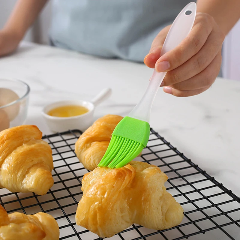 

Silicone Brush Split Barbecue Oil Brush Food Cooking Seasoning Brush Detachable High Temperature Resistant Kitchen Accessories