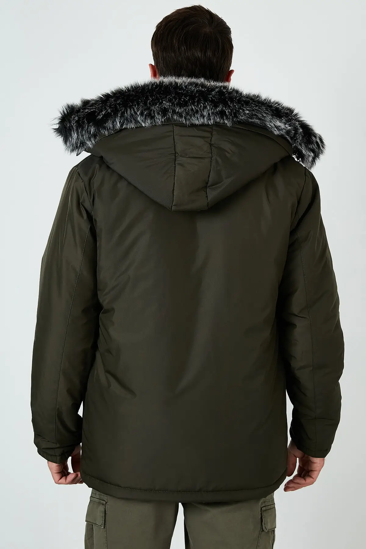 Slim Fit Hooded Pocket Coat for 5761100