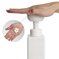 new soap bottle foaming lotions refillable bottle flower pump head soap shampoo cosmetic empty bottle 250ml
