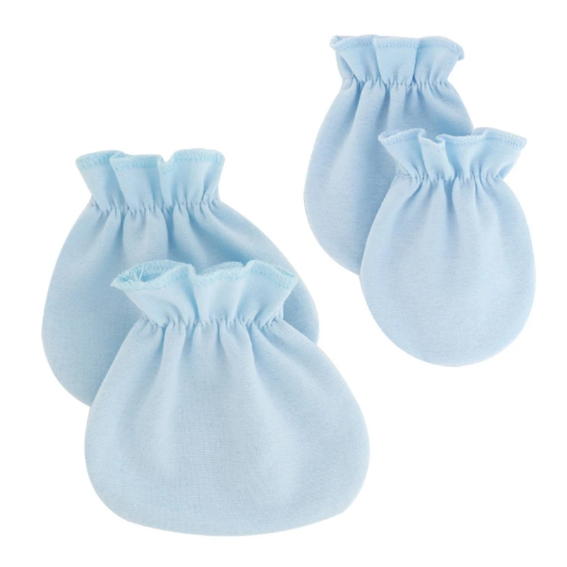 

Happyy baby No Scratch Mittens Socks Set Anti Scratching Gloves Foot Covers Handguard Mitts for 0-12Month Infants Newborn Baby
