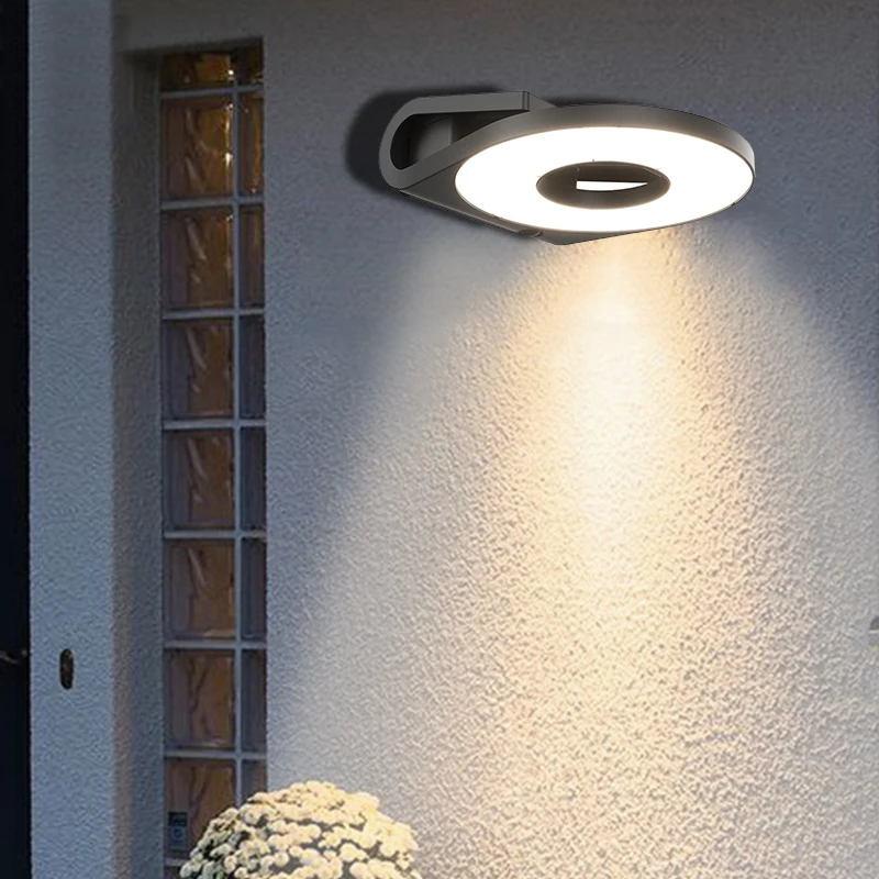 Настенный светильник на солнечной батарее микроволновый радар с датчиком