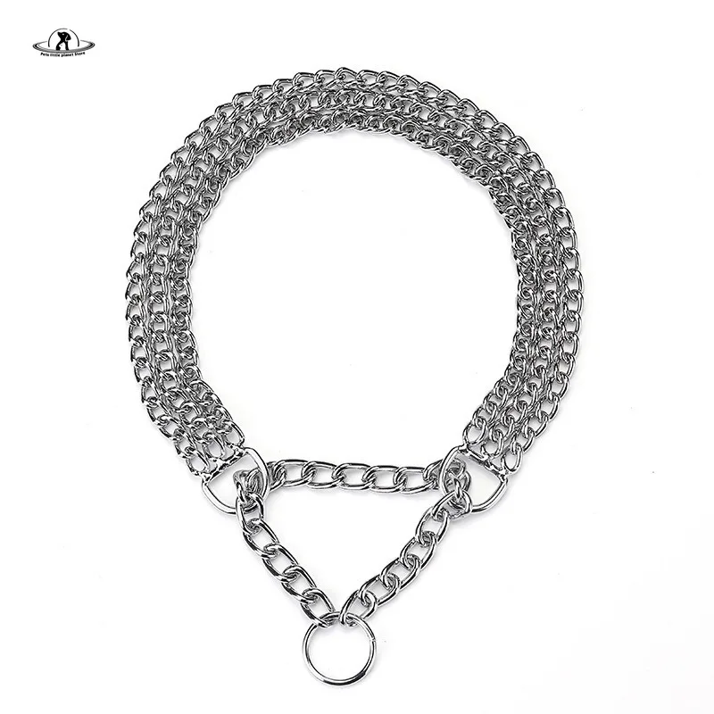 Ошейник для собак бесшовный литье под давлением трехрядный дрессировки прогулок