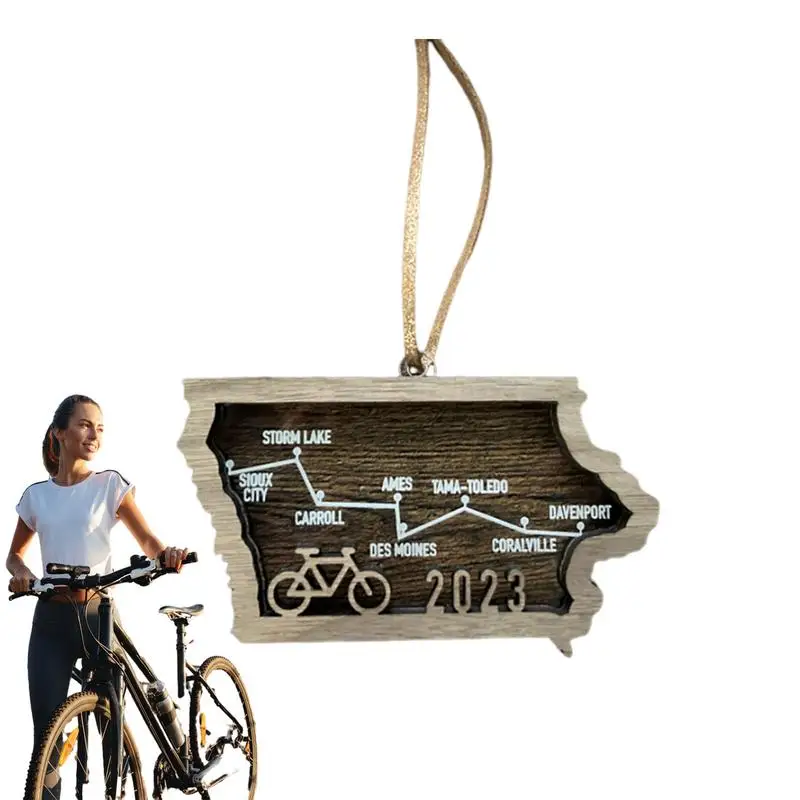 

Велосипедный Сувенирный орнамент, прозрачная акриловая подвеска для велосипедной дорожки, подарок для любителей езды на велосипеде, дверные ручки для зеркала заднего вида, балкона